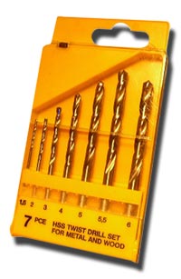 Set of 7 pcs drills