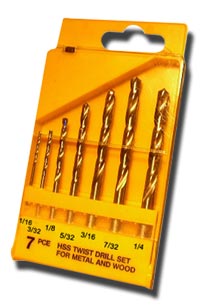 Set of 7 pcs drill