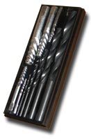 sada vytahovačů s vrtáky